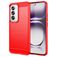 Mobigear Brushed Slim OPPO Reno 12 Pro TPU flessibile Back cover - Rosso