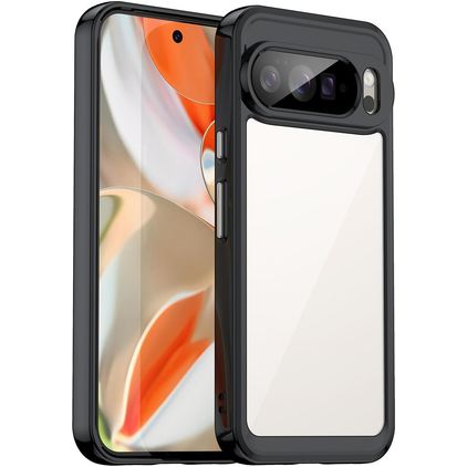 Mobigear Crystal Google Pixel 10 Pro XL Hardcase Etui plecki - Czarny
