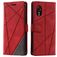 Mobigear Rhombus Samsung Galaxy Xcover 7 Capa livro Carteira - Vermelho