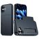 Mobigear Card iPhone 18 Fodral Hårdplast Skal Stötsäkert med korthållare - Blå