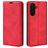 Mobigear Retro Slim Samsung Galaxy A27 Funda tipo libro Cartera - Rojo