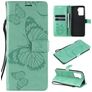 Mobigear Butterfly OPPO A94 5G Plånboksfodral med sedelfack - Turkos