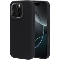 Mobiparts iPhone 16 Pro Silikon Zadní kryt - Černá