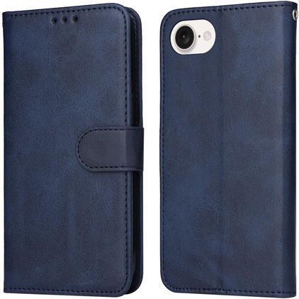 Mobigear Wallet iPhone 16e Funda tipo libro Cartera - Azul