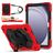 Mobigear SureGrip Xtreme Samsung Galaxy Tab A9 Plus (2023) Fodral Hårdplast / Silikon Skal + Axelrem + Ställ - Röd