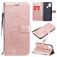 Mobigear Butterfly Samsung Galaxy A21s Capa livro Carteira - Rosa dourado