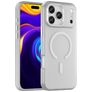 Mobigear Shockproof iPhone 17 Pro Max MagSafe Plástico rígido Capa traseira - Branco