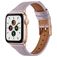 Mobigear Napoli Bracelete Pele Fivela para Apple Watch - 49/46/45/44 mm - Roxo