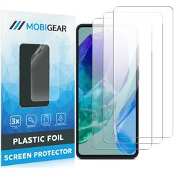 Mobigear Samsung Galaxy M55 Ochrona ekranu Folia - Kompatybilna z etui (3 szt.)