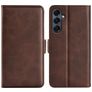 Mobigear Slim Magnet Samsung Galaxy A17 Capa livro Carteira - Castanho