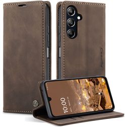 CaseMe 013 Samsung Galaxy A16 Plånboksfodral med sedelfack - Brun