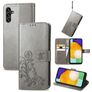 Mobigear Clover Samsung Galaxy A13 5G Funda tipo libro Cartera - Gris