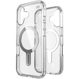 Speck Presidio Perfect Clear Transparent iPhone 16 MagSafe Fodral Hårdplast Skal Stötsäkert - Transparent