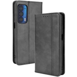 Mobigear Sensation Motorola Edge (2021) Pungetui med Seddelrum - Sort