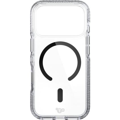 Tech21 EvoCrystal iPhone 17 Pro MagSafe Hard Case Back cover - Clear / Black