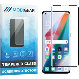 Mobigear Premium OPPO Find X3 Pro Tempered Glass Screen Protector - Case Friendly - Black
