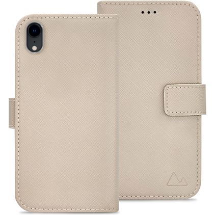 My Style Flex Wallet iPhone XR Funda tipo libro Cartera - Warm Taupe