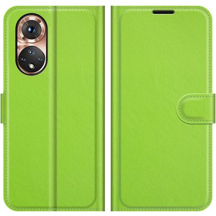 Mobigear Classic HONOR 50 Cover a libro portafoglio - Verde