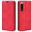 Mobigear Retro Slim Sony Xperia 5 IV Cover a libro portafoglio - Rosso