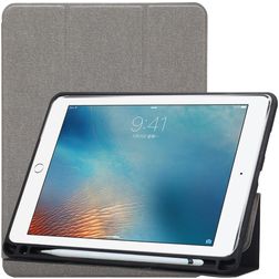 Mobigear Tri-Fold Gel iPad Pro 10,5 cala (2017) TPU / Skóra ekologiczna Etui z klapką + Uchwyt na rysik - Szary
