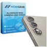 Mobigear Single Samsung Galaxy S24 Szkło hartowane Ochrona obiektywu - Kompatybilna z etui - Szary