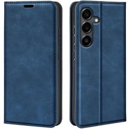 Mobigear Retro Slim Samsung Galaxy S25 FE Lompakkokotelo + Setelitasku - Tummansininen