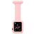 Mobigear Clip Case Hoitajan kellokiinnike Apple Watch Ranneke Hakaneula - 46/45/44 mm - Vaaleanpunainen