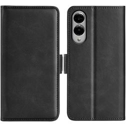 Mobigear Slim Magnet Samsung Galaxy S25 Edge Etui z klapką typu portfel - Czarny