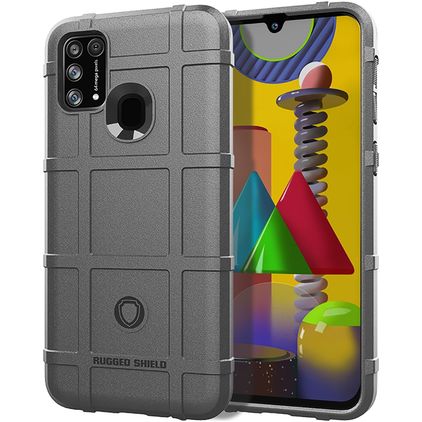 Mobigear Rugged Shield OnePlus Nord N10 5G Joustava TPU Suojakuori Iskunkestävä - Harmaa