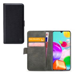 Mobilize Classic Gelly Wallet Samsung Galaxy A41 Lompakkokotelo + Setelitasku - Musta