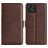 Mobigear Slim Magnet HONOR X8 Funda tipo libro Cartera - Marrón