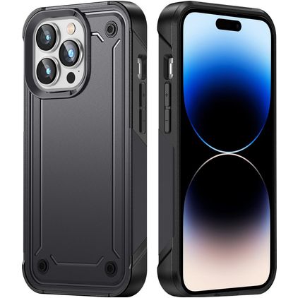 Mobigear Slim Armor iPhone 14 Pro Max Hard Case Back cover Shockproof - Grey