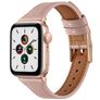 Mobigear Napoli Bracelete Pele Fivela para Apple Watch - 49/46/45/44 mm - Rosa