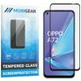 Mobigear Premium OPPO A72 Härdat glas Skärmskydd - Skalvänligt - Svart