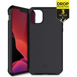 ITSKINS SpectrumSolid iPhone 12 Pro Max Fleksibel TPU Bagsidecover Stødsikkert - Plain Black