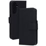 Mobiparts Wallet Samsung Galaxy A17 Piel auténtica Funda tipo libro Cartera - Negro