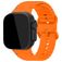Mobilize Buckle Silicone Apple Watch Strap Buckle closure - 49/46/45/44 mm - Orange