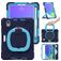 Mobigear RingGuard iPad Mini 7 (2024) Plastica rigida / Silicone Back cover + Portapenna + Tracolla + Supporto - Blu