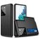 Mobigear Card Samsung Galaxy S21 Ultra Hard Case Back cover Shockproof with Card Holder - Black
