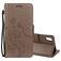 Mobigear Flowers iPhone XR Knížkové pouzdro Peněženka - Šedá