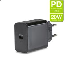 Mobilize Single USB-C Laddare Power Delivery 20W - Svart