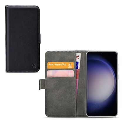 Mobilize Classic Gelly Wallet Samsung Galaxy S23 Plus Lompakkokotelo + Setelitasku - Musta