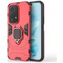Mobigear Armor Ring HONOR 200 Lite Tvrdý plast Zadní kryt odolný proti nárazům s prstýnkem - Červená