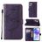 Mobigear Butterfly Samsung Galaxy A55 Pungetui med Seddelrum - Lilla