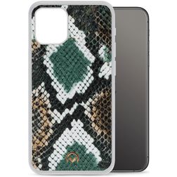 Mobilize Magnet Gelly iPhone 12 Mini Joustava TPU Suojakuori Iskunkestävä - Green Snake