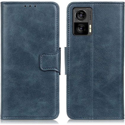 Mobigear Classy Motorola Edge 30 Neo Wallet case - Blue