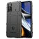 Mobigear Rugged Shield POCO X4 Pro 5G Fleksibel TPU Bagsidecover Stødsikkert - Sort