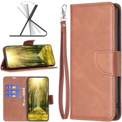 Mobigear Excellent Motorola Moto G71 5G Plånboksfodral med sedelfack - Brun