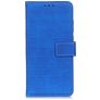 Mobigear Croco Samsung Galaxy A21 Funda tipo libro Cartera - Azul
