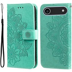 Mobigear Flowers iPhone Air Capa livro Carteira - Verde